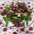 Salade de haricots verts aux gésiers confits /[...]