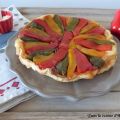 Tarte tatin aux poivrons et oignons rouges /[...]