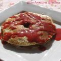 Pancakes au yogourt, coulis de fraises