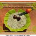 Rillettes de sardines pimentées