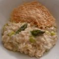 Risotto aux asperges, tuile au parmesan,[...]