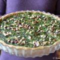 Tarte épinards, ricotta et noisettes