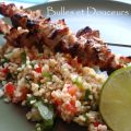 Chicken Kebab with tabbouleh - Brochettes de[...]