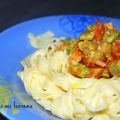 Tagliatelles au saumon fumé et à l'avocat