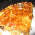 Galette aux pommes chocolat et amandes