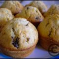 Les muffins aux pépites de chocolat