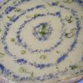 Tarte fine au lime curd et pavot