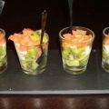 Verrine saumon kiwi, Recette Ptitchef