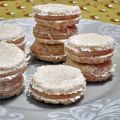 Doux macarons blancs comme neige