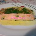 Salmão com legumes