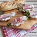 Crostini aux asperges, jambon cru et chèvre[...]