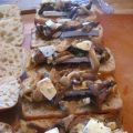 Paninis aux champignons frais et brie