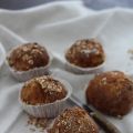 Petites boules de pain muesli sans pétrissage