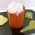 Tuile à l'orange garnie d'ananas et mousse[...]