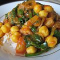 Curry d'épinards et de pois chiches