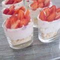 Tarte au fraises en verrines