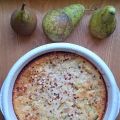 Tôt fait aux poires et à la nougatine