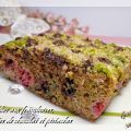 Blondies aux framboises, pépites de chocolat et[...]