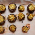 les champignons farcis aux lentilles corail,[...]