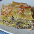 Lasagnes de Ravioles aux champignons