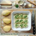 Lasagnes roulées au brocoli et aux amandes
