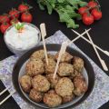 Les boulettes d'agneau au four et leur crème au[...]