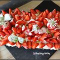 Tarte aux fraises, crème madame à la cardamome