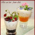 RIZ AU LAIT AUX FRUITS D'ETE (Fraises/Abricots)