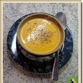 Velouté crémeux potiron, carotte, au gingembre