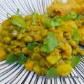 Lentilles aux carottes, patate douce, gingembre[...]