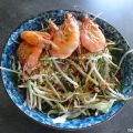 Salade piquante de germes de haricots mungo et[...]