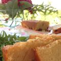 Le gâteau au fromage blanc et canneberges...