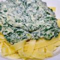 Sauce crémeuse aux épinards & ricotta, Recette[...]