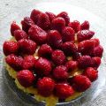 Gâteau breton aux fraises