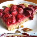 Tarte-biscuit aux fraises