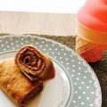 Crêpes roulées à la mousse au chocolat