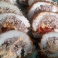 Roulés de porc au cheddar