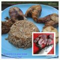 BONITE FRITE A LA SAUCE TOMATE ET RIZ PILAF