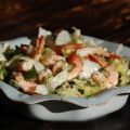 Salade tiède de courgettes aux crevettes,[...]
