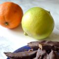 Orangettes d'oranges sanguines et bergamotes