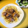 Petites boulettes de porc à la Stroganoff