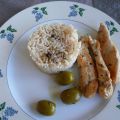 Escalopes de poulet aux olives