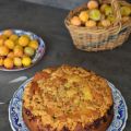 Gâteau crumble aux mirabelles