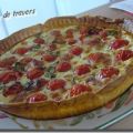 Quiche aux tomates cerises et mozzarella,[...]