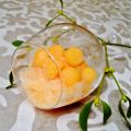 Un air de fête: un granité de champagne et[...]