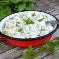 Salade de pommes de terre à la menthe