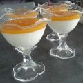 Panna cotta vanillée et coulis d'abricot