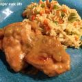 Poitrines de poulet au miel et moutarde