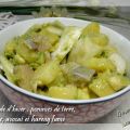 Salade d'hiver : pomme de terre, hareng fumé,[...]