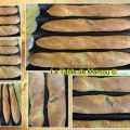 Baguettes à la farine soezie blanc d